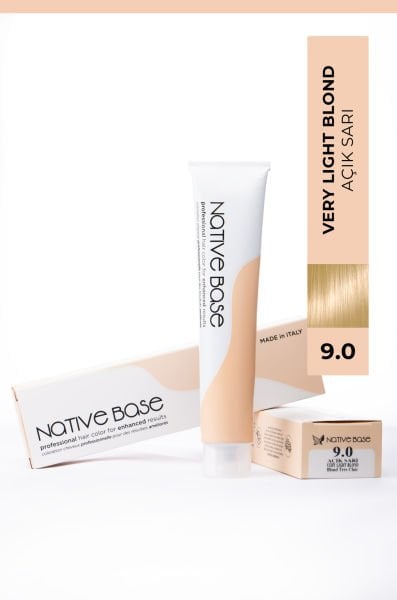 Profesyonel Saç Boyası 9.0 Açık Sarı 100 Ml