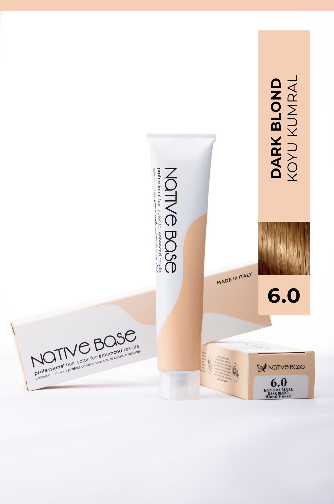 Profesyonel Saç Boyası 6.0 Koyu Kumral 100 Ml